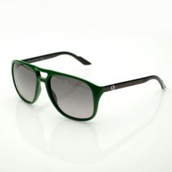Pre Owned Gucci Green Square Aviators