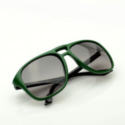 Pre Owned Gucci Green Square Aviators