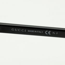 Pre Owned Gucci Green Square Aviators