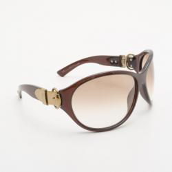 Pre Owned Gucci GG Brown Gradient Sunglasses
