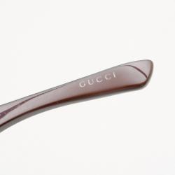 Pre Owned Gucci GG Brown Gradient Sunglasses