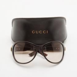 Pre Owned Gucci GG Brown Gradient Sunglasses