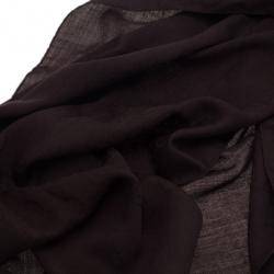 Pre Owned وشاح غوتشي GG بني