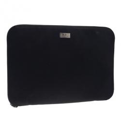 مملوكة مسبقًا Gucci Black Nylon Laptop Case