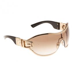 مملوكة مسبقًا نظارات شمسية غوتشي 2738 مزينة بإبزيم بني