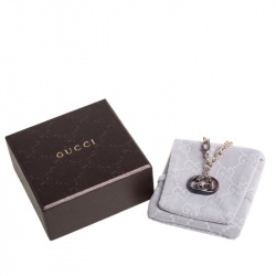 مملوكة مسبقًا سوار غوتشي حلية بريت فضة استرليني