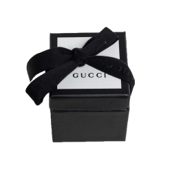 مملوكة مسبقًا Gucci Pink Rose Printed Silk Bandeau Scarf