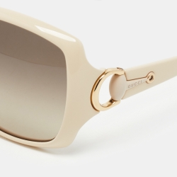 Gucci Cream GG3609/S Gradient Oversized Sunglasses