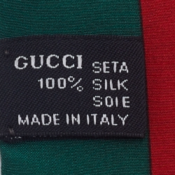 Pre Owned Gucci Multicolor Guccissima Logo Charm Detail Silk Bandeau Scarf