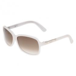 مملوكة مسبقًا Gucci White 3040 Rectangle Sunglasses