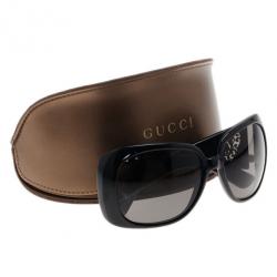 مملوكة مسبقًا Gucci Black Heart Crest Sunglasses