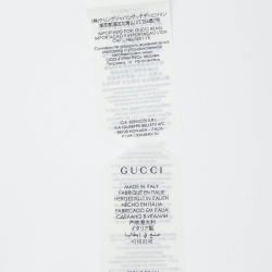 Pre Owned Gucci Brown GG Jacquard Silk & Wool Shawl 