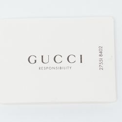 Pre Owned Gucci Brown GG Jacquard Silk & Wool Shawl 