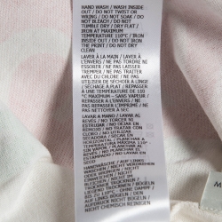 Pre Owned Gucci Cream Beverly Hills Cherry Print Cotton T-Shirt M