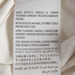 Pre Owned Gucci Cream Beverly Hills Cherry Print Cotton T-Shirt M