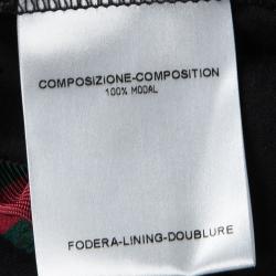 Pre Owned توب غوتشي أسود بفيونكة مزينة بلا أكمام S