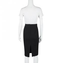 Pre Owned Gucci Black High Waist Pencil Skirt S