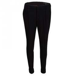 Gucci Black Wool Tailored Cropped Pants S