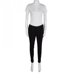 Gucci Black Wool Tailored Cropped Pants S