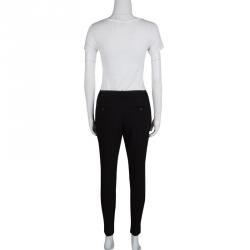 Gucci Black Wool Tailored Cropped Pants S