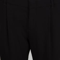 Gucci Black Wool Tailored Cropped Pants S