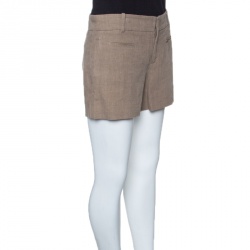 Gucci Brown Horsebit Pocket Detail Shorts M