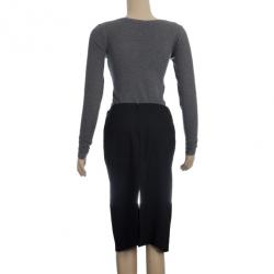 Pre Owned Gucci Fitted Pinstriped Pencil Skirt S