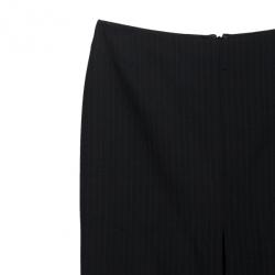 Pre Owned Gucci Fitted Pinstriped Pencil Skirt S