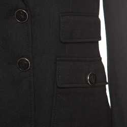 Gucci Charcoal Grey Cotton Tailored Pant Suit S