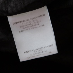 Gucci Charcoal Grey Cotton Tailored Pant Suit S