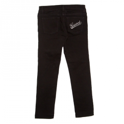 Pre Owned Gucci Black Denim Skinny Fit Jeans S