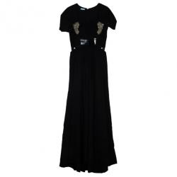 مملوكة مسبقًا Gucci Black Embellished Gown M