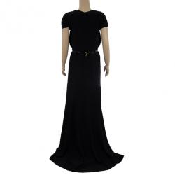 مملوكة مسبقًا Gucci Black Embellished Gown M