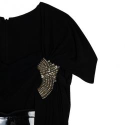 مملوكة مسبقًا Gucci Black Embellished Gown M