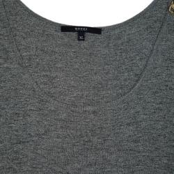 Pre Owned Gucci Ribbed Sleeveless Top XL