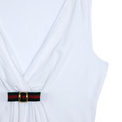 Pre Owned Gucci Cotton Sleeveless Stretch Top L