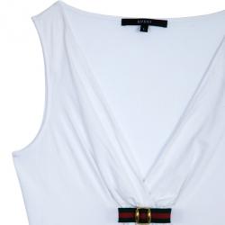 Pre Owned Gucci Cotton Sleeveless Stretch Top L