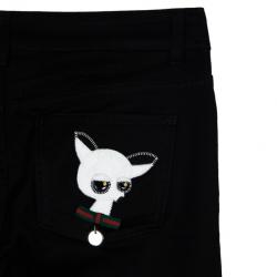 Pre Owned Gucci Black Brando Chihuahua Jeans M