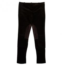Pre Owned Gucci Brown Velvet Pants M