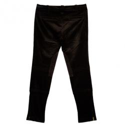 Pre Owned Gucci Brown Velvet Pants M