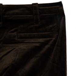 Pre Owned Gucci Brown Velvet Pants M