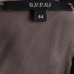 Pre Owned Gucci Front Knot Evening Gown M