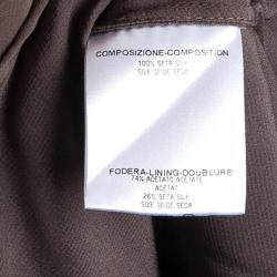 Pre Owned Gucci Front Knot Evening Gown M