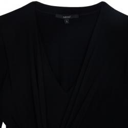 Pre Owned Gucci Long Sleeve Knot Dress L