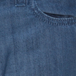 Pre Owned Gucci Blue Medium Wash Denim 70s Flared Jeans S