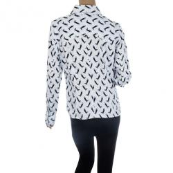 Pre Owned Gucci Boot Print Button Up Shirt L