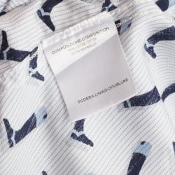 Pre Owned Gucci Boot Print Button Up Shirt L