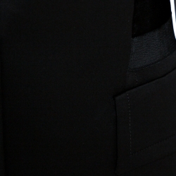 Gucci Black Stretch Wool Tailored Blazer M