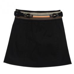 مملوكة مسبقًا Gucci Signature Stitched Belt Skirt S