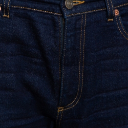 Pre Owned Gucci Indigo Dark Wash Stretch Denim Skinny Jeans M 